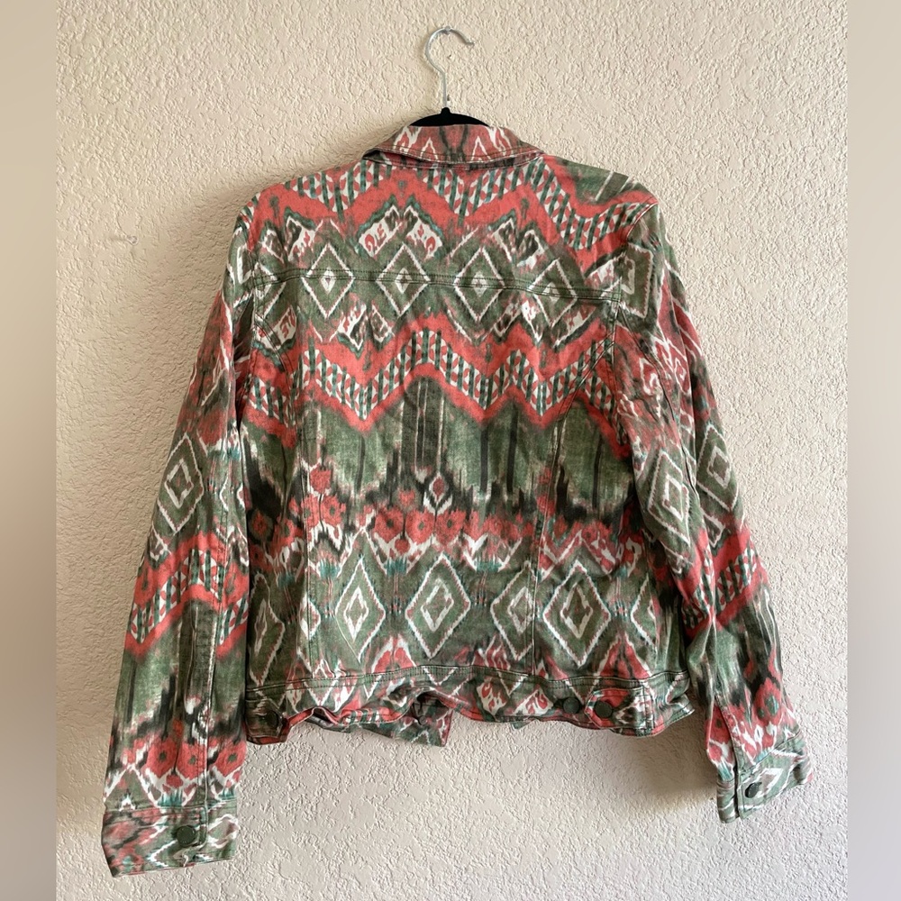 Pattern Denim material jacket - Picture 2 of 3
